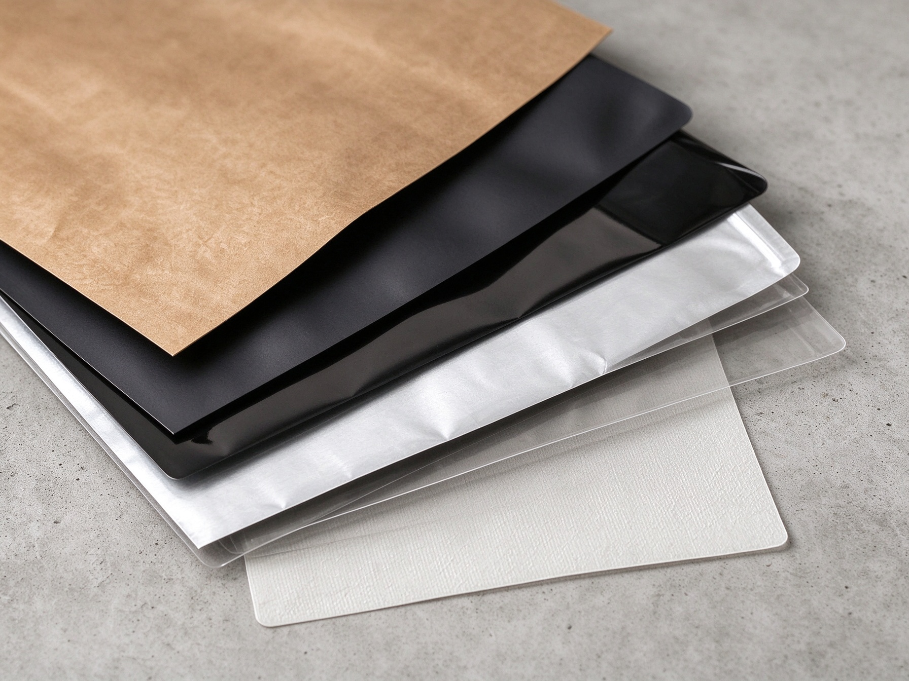 Coffee bag material options
